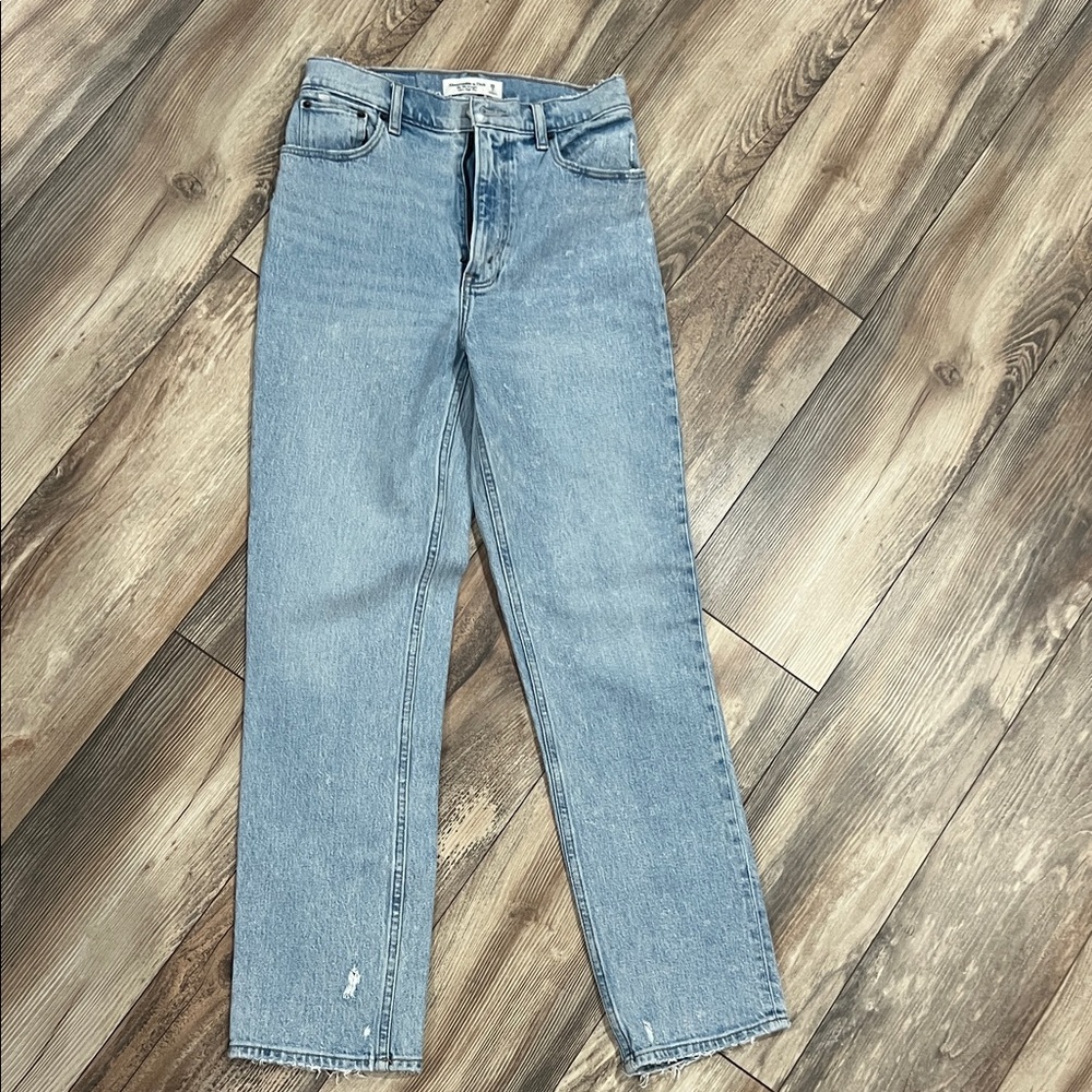 Abercrombie & Fitch Light Blue Straight Leg Jeans
